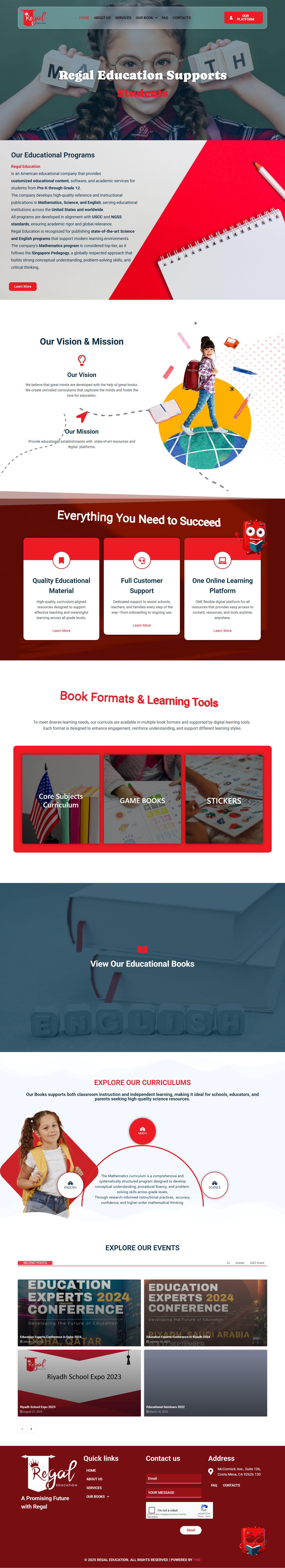 Regal education - Academic educational programs company