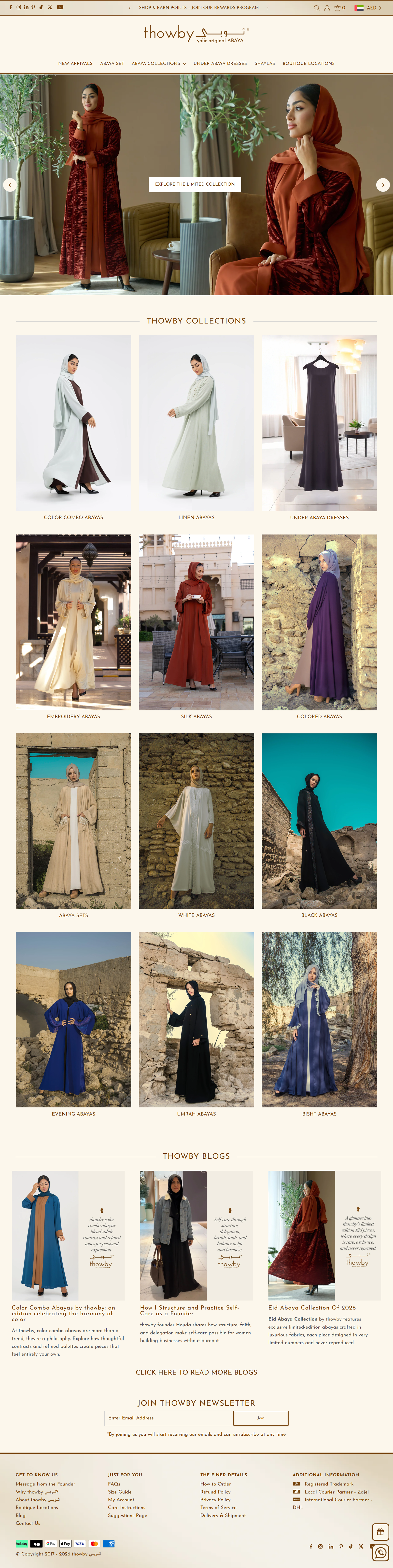 thowby - AV Clinic - Luxurious abaya boutique in Dubai